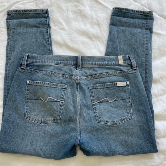 7 For All Mankind® Josefina High Waist Boyfriend Jeans (Ventana) Size 31 - Picture 14 of 15